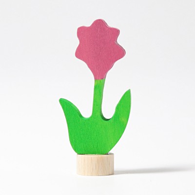 Floare roz - figurina decorativa